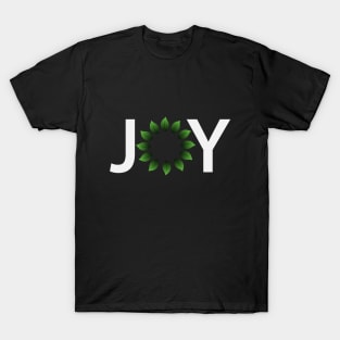 Joy having fun artistic typography design T-Shirt